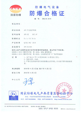 國家級儀器儀表防爆安全監(jiān)督檢驗站（上海儀表所NEPSI）